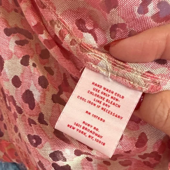 Ruby Rd. Vibrant Pink Patterned Layering Jacket size 18 - Picture 7 of 7